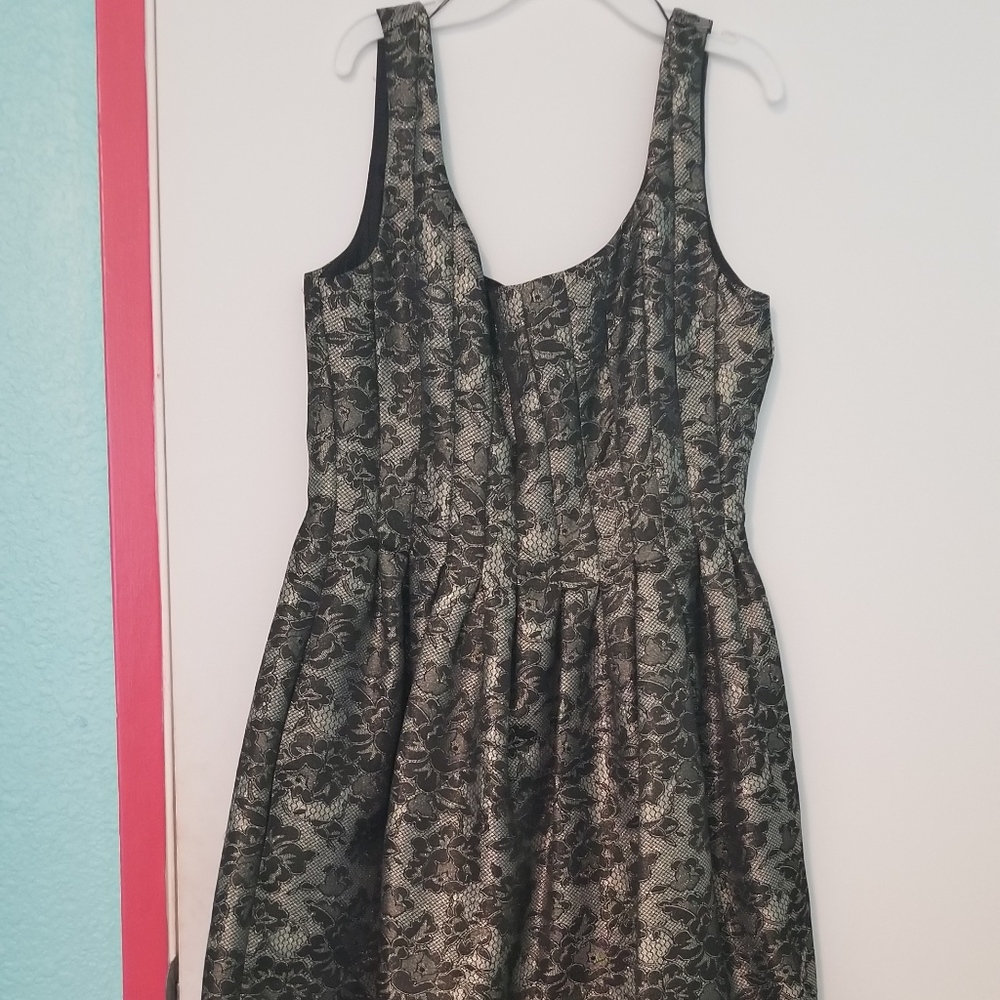 Black and Gold Cocktail dress